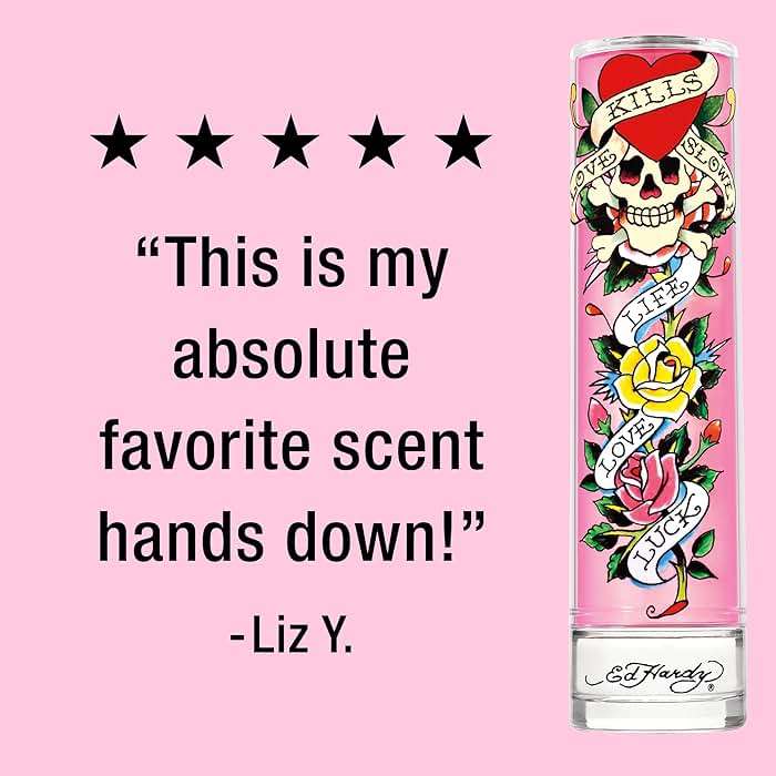Ed Hardy Perfume for Women, Eau De Parfum Spray with Warm Amber Notes, 3.4 fl oz - Image 5