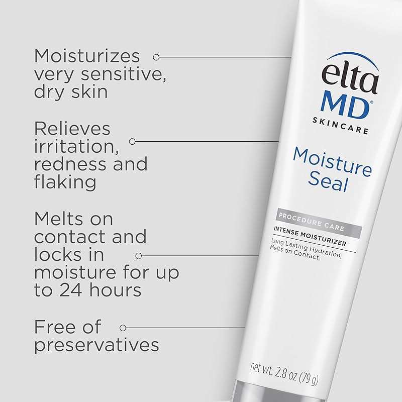 EltaMD Moisture Seal Intense Moisturizer with Petrolatum, Hydrating Occlusive Moisturizer for Dry and Sensitive Skin, 2.8 oz Tube - Image 3