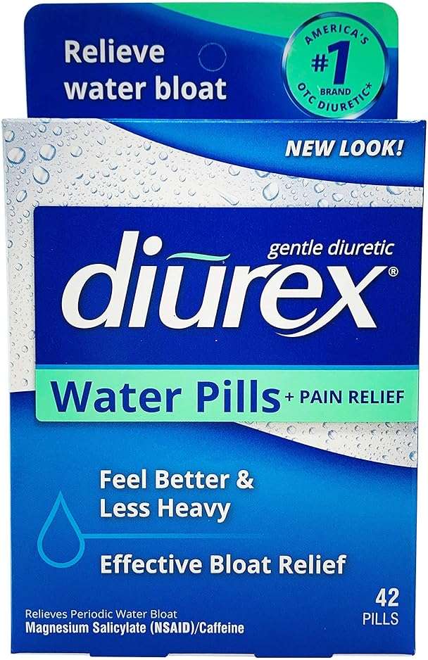 Diurex Water Pills, 42 Count Pills (Pack of 6) - Image 1
