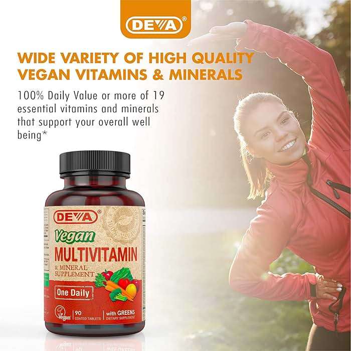 DEVA Vegan Multivitamin & Mineral Supplement with Iron 2-Pack, Spirulina, Chlorella, Ashwagandha, Broccoli & More, 90 Coated Tablets Each - Image 9