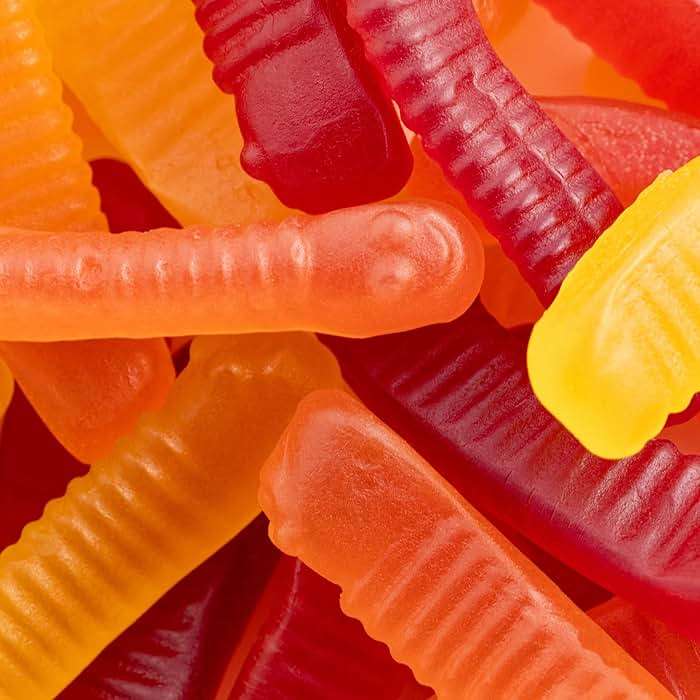 Surf Sweets Gummy Worms, Made with Organic Cane Sugar and Organic Fruit Juice, Gluten Free, Nut-Free, Vegetarian and No Artificial Colors or Flavors, 2.75 oz (Pack of 12) - Image 4