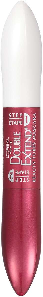 L'Oreal Paris Makeup Double Extend Tubing Mascara, Lengthening 2 Step Mascara, Smudgeproof, Black - Image 7