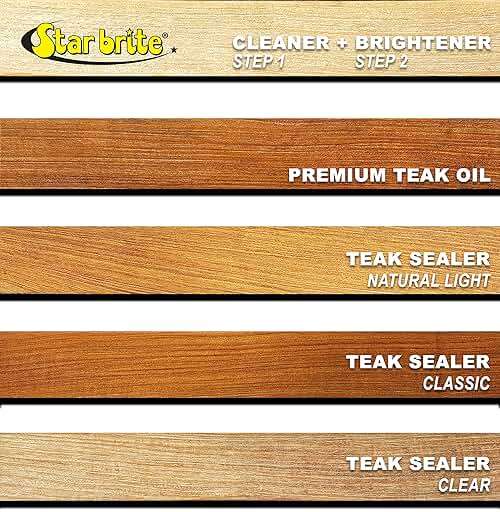 STAR BRITE Premium Golden Teak Oil - Sealer, Preserver, & Finish for Outdoor Teak & Other Fine Woods - Image 3