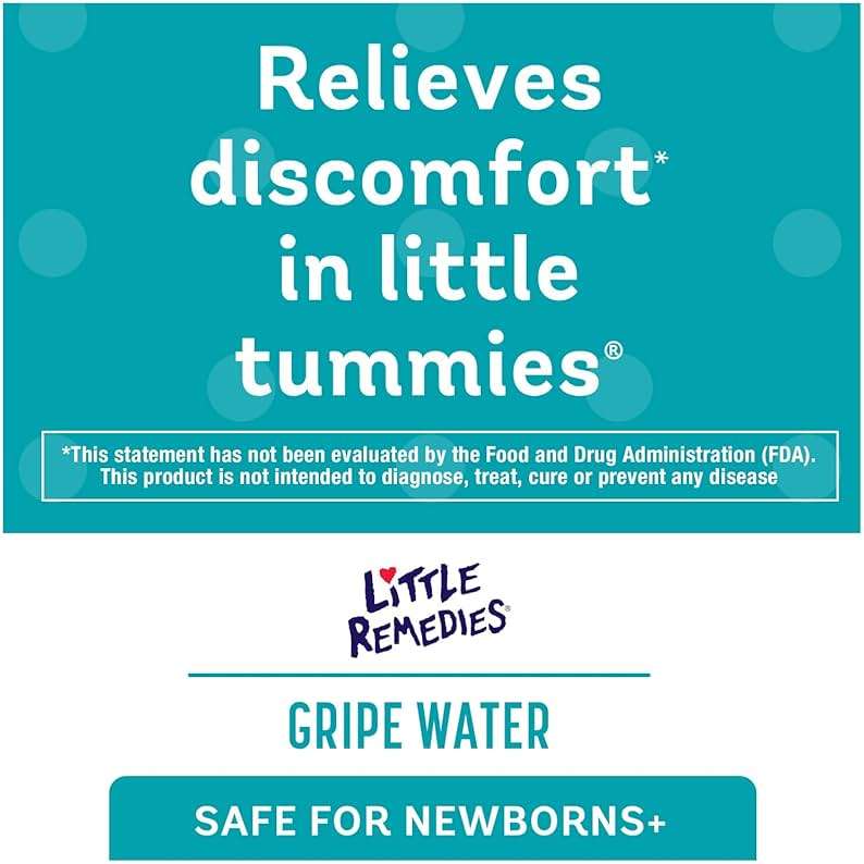 Little Remedies Gripe Water for Babies, With Chamomile, for Baby Gas Relief, No Alcohol or Artificial Dyes, 4 Fl Oz - Image 3