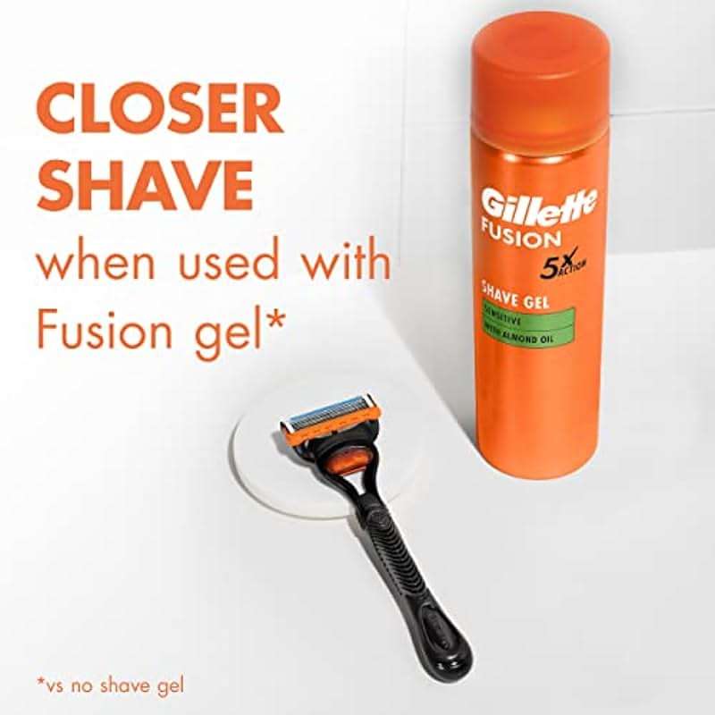 Gillette Fusion5 5-Blade Mens Razor Blade Refills, 12 Count, with Precision Trimmer - Image 7