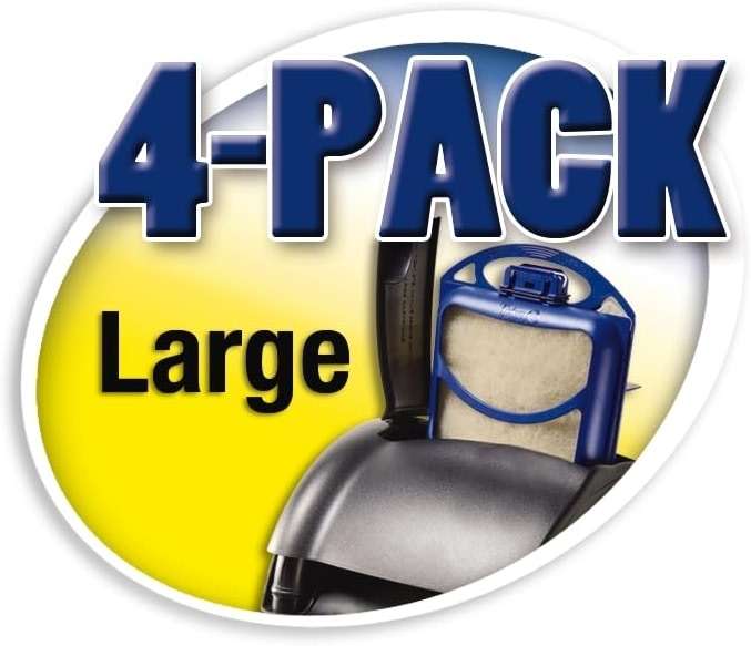 Tetra Whisper EX Carbon Large Round Filter Cartridges, 4 Count, Fits Tetra Whisper EX 30, 45, 70 Fish Tank Filters - Image 7
