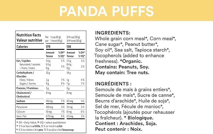 EnviroKidz Peanut Butter Panda Puffs Organic Cereal, 10.6 oz - Image 9
