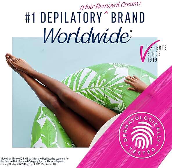 Veet Sensitive Skin Hair Removal Cream For Women, Painless Bikini Hair Removal Gel, Dermatologically Tested Depilatory Cream For Bikini Line, Legs, Arms, Underarms, 13.5 FL OZ Pump Bottle with Tool - Image 3