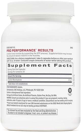 GNC Pro Performance Creatine Monohydrate Supplement Capsules for Men & Women, 3.5g, Improves Muscle Building, Energy Production, Endurance & Performance, 3rd Party Tested, Gluten Free, 120 Count, 24 - Image 2