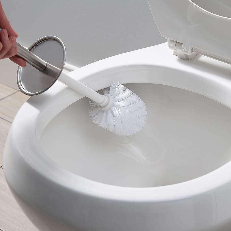 Bath Bliss Stainless Steel Toilet Brush Holder - Image 6