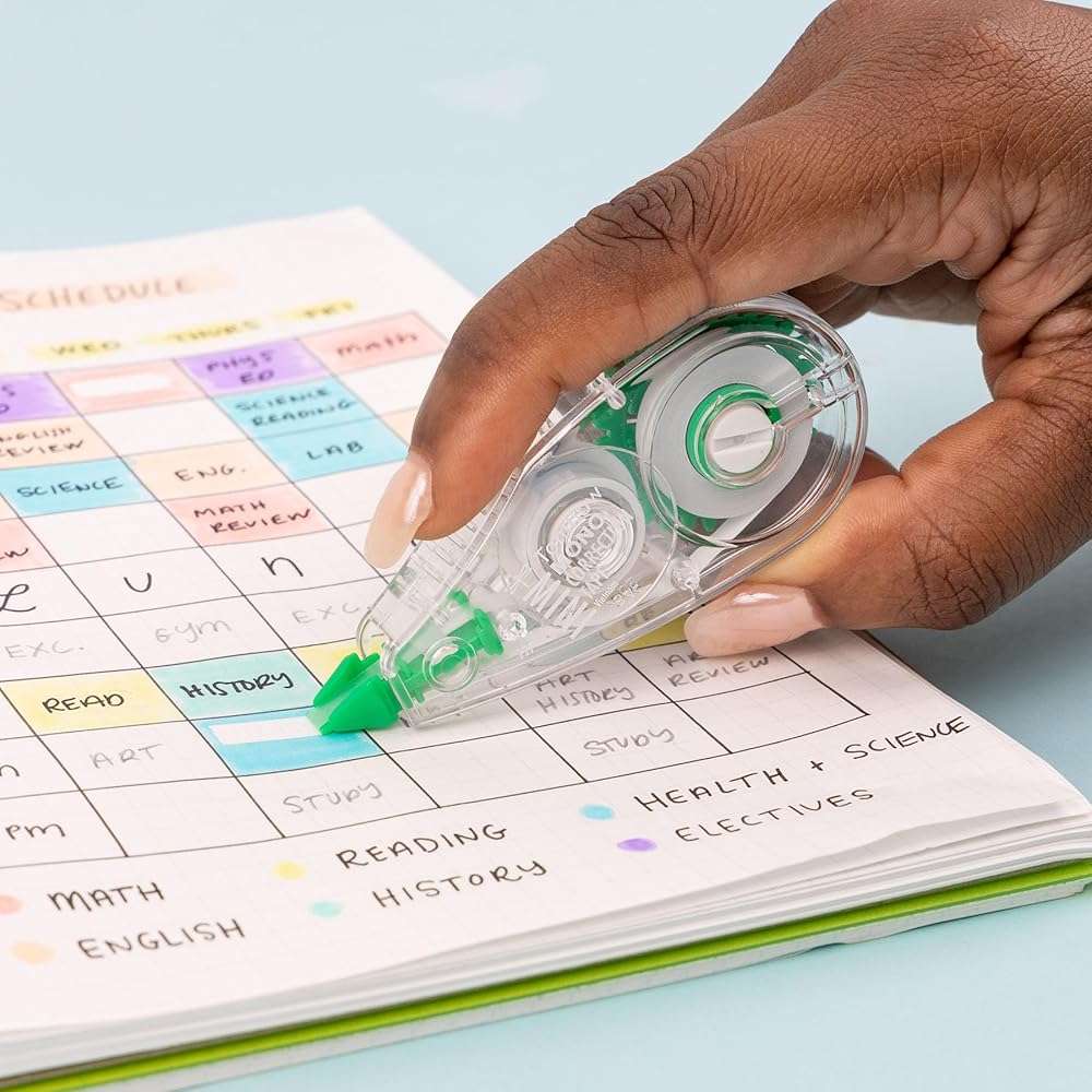 Tombow 68722 MONO Mini Correction Tape Easy to Use Applicator for Instant Corrections,Clear, 10-Pack - Image 11