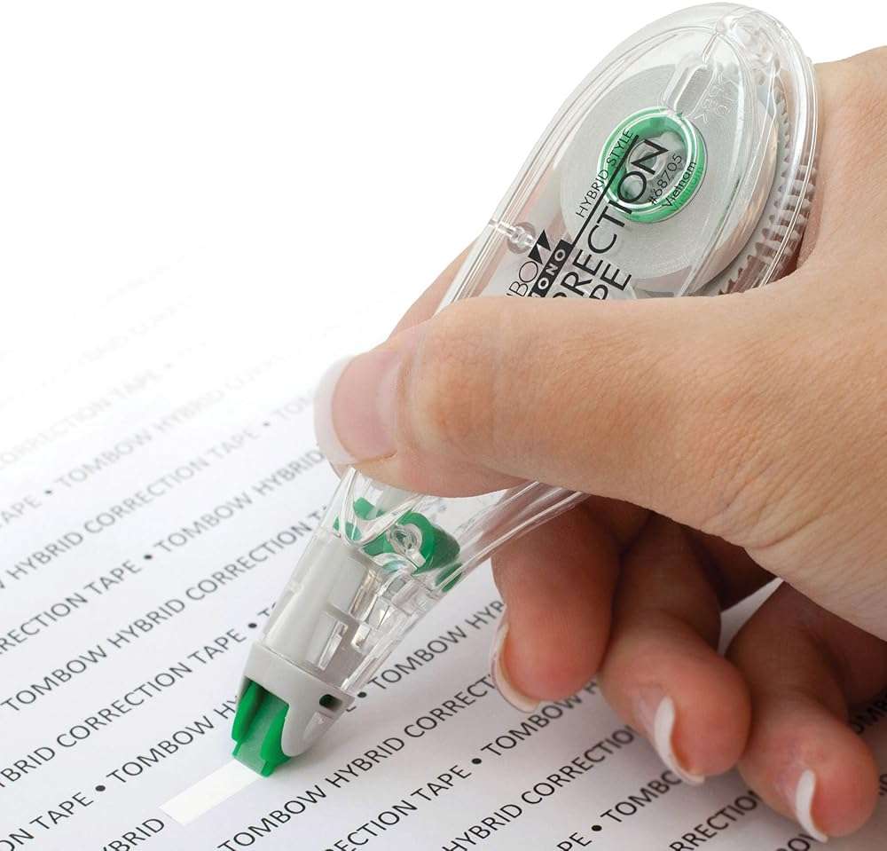 Tombow 68721 MONO Hybrid Correction Tape, 10-Pack. Easy To Use Applicator for Instant Corrections - Image 2