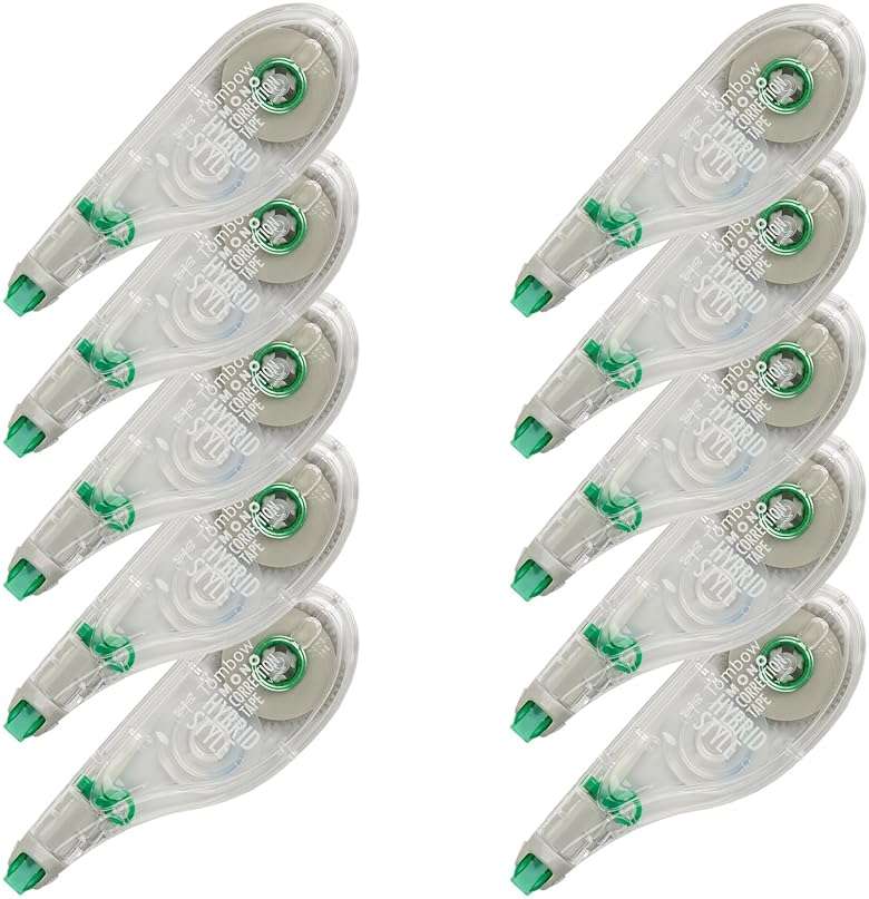 Tombow 68721 MONO Hybrid Correction Tape, 10-Pack. Easy To Use Applicator for Instant Corrections - Image 5