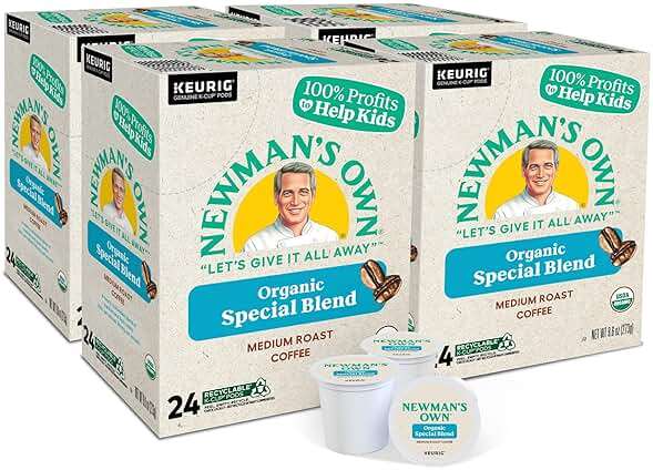 Newman's Own Organics Special Blend Keurig Single-Serve K-Cup Pods, Medium Roast Coffee, 96 Count - Image 2