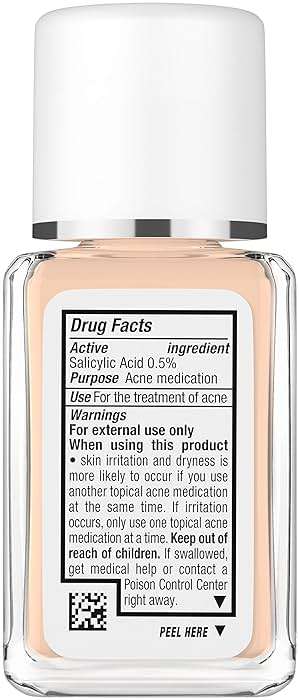 Neutrogena SkinClearing Oil-Free Acne and Blemish Fighting Liquid Foundation with.5% Salicylic Acid Acne Medicine, Shine Controlling Makeup for Acne Prone Skin, 40 Nude, 1 fl. oz - Image 15