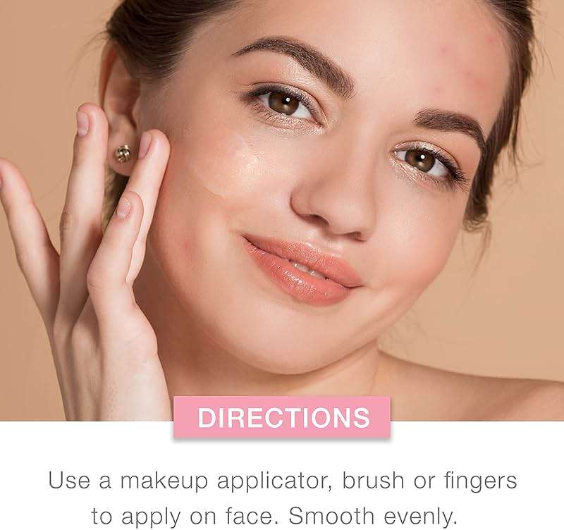 Neutrogena SkinClearing Oil-Free Acne and Blemish Fighting Liquid Foundation with.5% Salicylic Acid Acne Medicine, Shine Controlling Makeup for Acne Prone Skin, 40 Nude, 1 fl. oz - Image 5