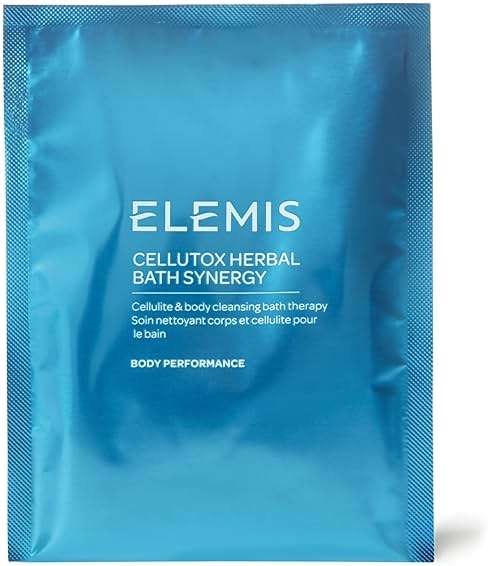 ELEMIS Cellutox Herbal Bath Synergy, 10-Pack Detoxifying Herbal Bath Sachets for Smoother Skin - Image 1