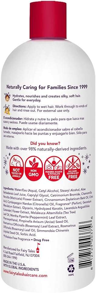 Fairy Tales Rosemary Repel Daily Kids Conditioner– Kids Like the Smell, Lice Do Not, 32 fl oz. (Pack of 1) - Image 2