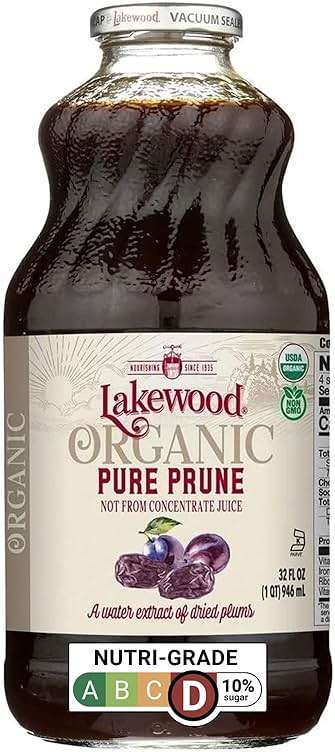 Lakewood Organic 100% Juice Pure Prune (1 X 32 FL OZ) - Image 1