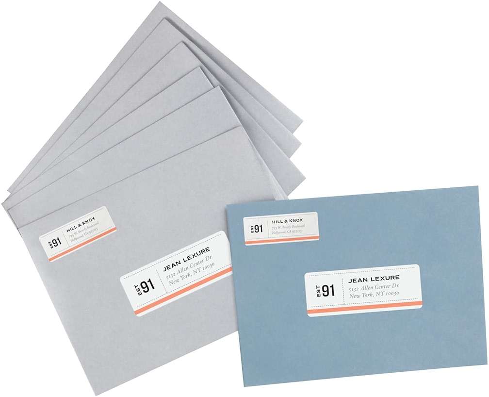 Avery Repositionable Printable Address Labels with Sure Feed, 1" x 2-5/8", White, 3,000 Blank Mailing Labels (55160) - Image 8