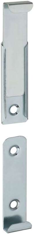 National Hardware N260-380 V2559 Hidden Mirror Holders in Zinc plated, 4 Count (Pack of 1) - Image 1