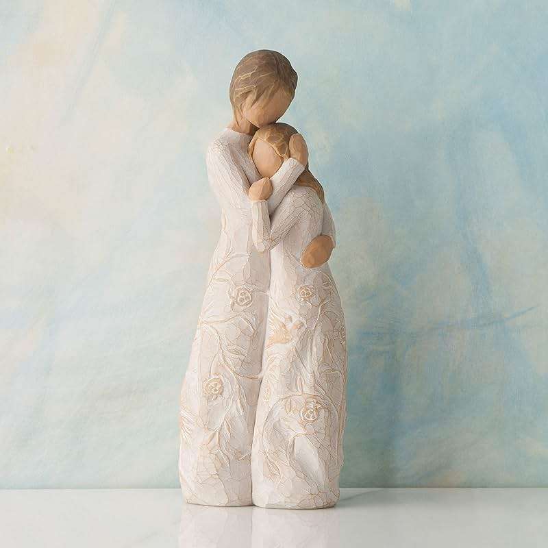 Willow Tree Close to me, Apart or Together, Always Close to me, Expresses Loving Relationships Between Mother and Daughter, Sisters or Friendships, Sculpted Hand-Painted Figure - Image 6