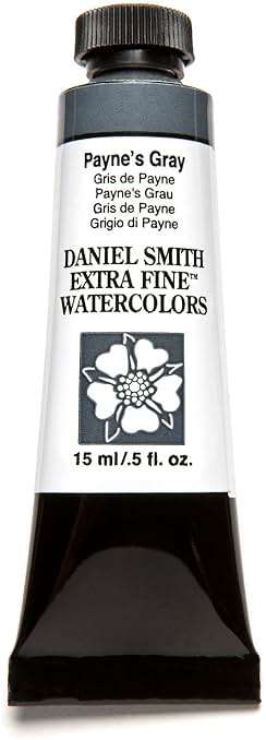 Daniel Smith 284600065 Extra Fine Watercolor 15ml Paint Tube, Payne's Gray, 0.5 Fl Oz (Pack of 1) - Image 5