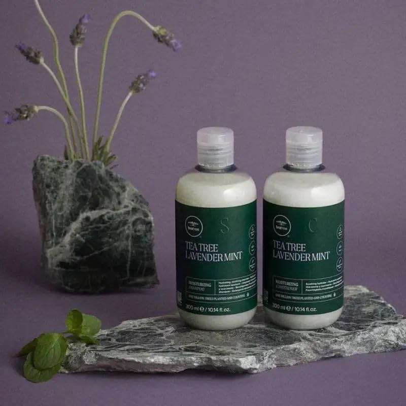 Tea Tree Lavender Mint Moisturizing Conditioner, Hydrates + Soothes, For Coarse + Dry Hair - Image 6
