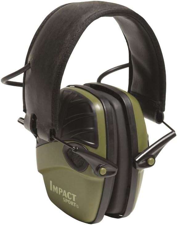 Howard Leight by Honeywell R-01526, Impact Sport Earmuffs, Olive Drab Green. - Image 2