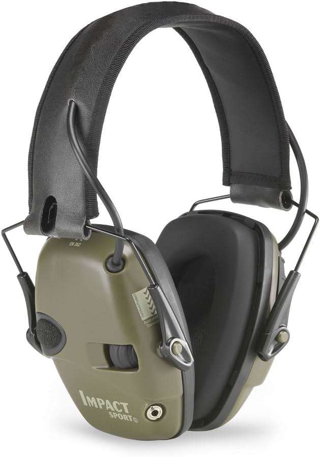 Howard Leight by Honeywell R-01526, Impact Sport Earmuffs, Olive Drab Green. - Image 5
