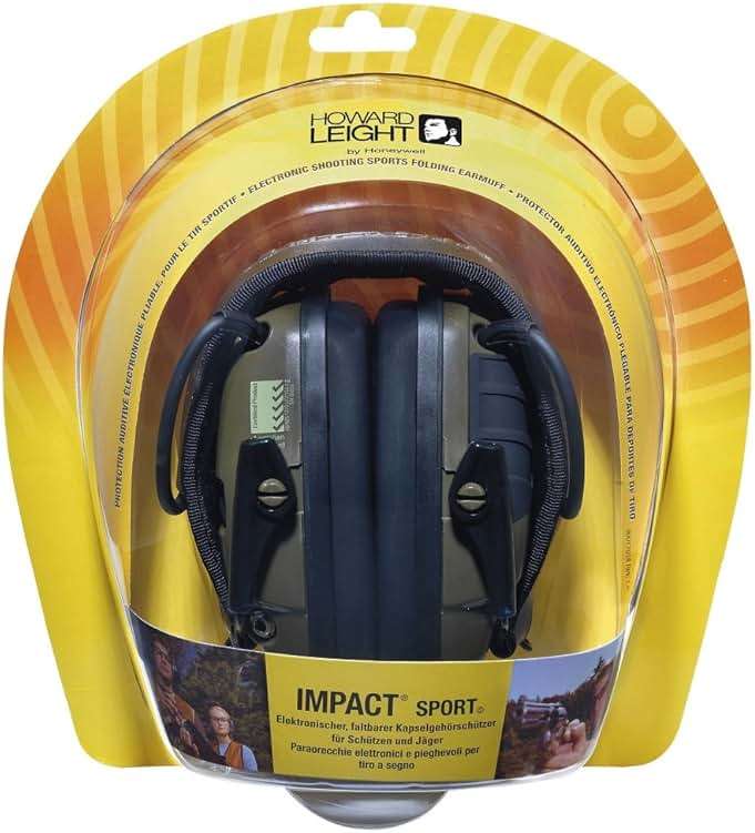Howard Leight by Honeywell R-01526, Impact Sport Earmuffs, Olive Drab Green. - Image 8