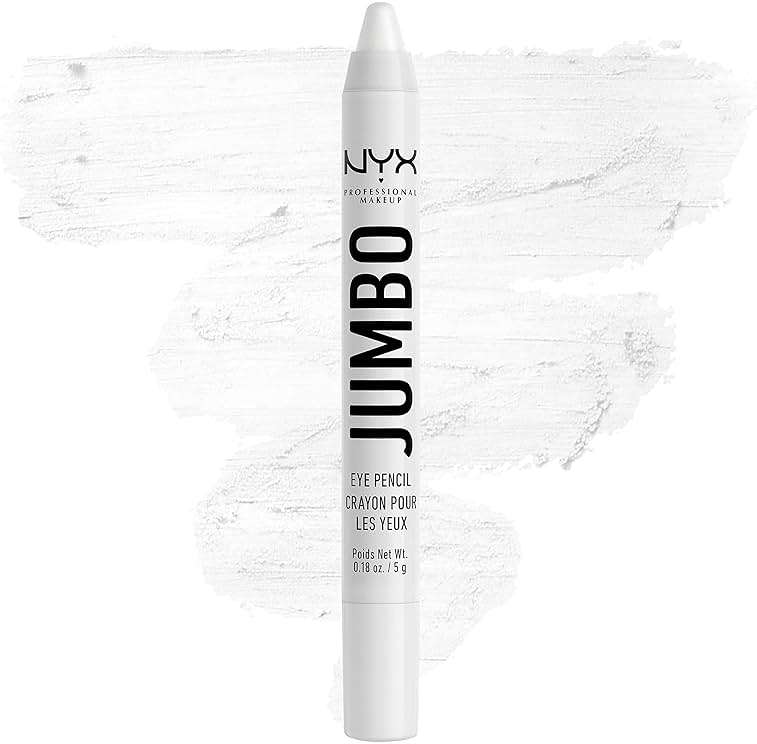 NYX PROFESSIONAL MAKEUP Jumbo Eye Pencil, Blendable Eyeshadow Stick & Eyeliner Pencil - Milk (White) - Image 1