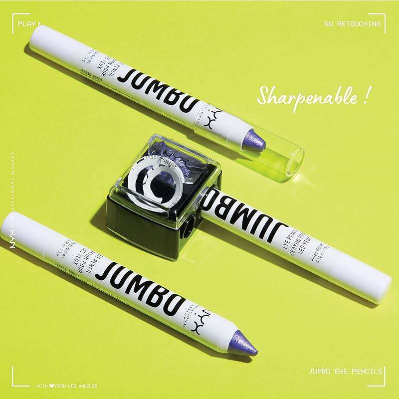 NYX PROFESSIONAL MAKEUP Jumbo Eye Pencil, Blendable Eyeshadow Stick & Eyeliner Pencil - Milk (White) - Image 5