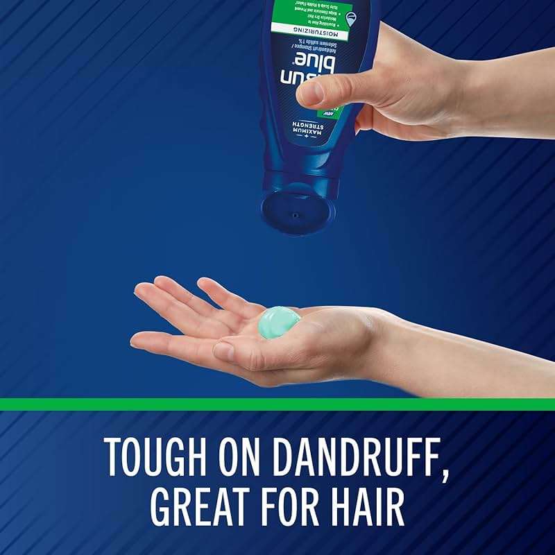 Selsun Blue Moisturizing Antidandruff Shampoo, Maximum Strength Scalp Treatment With Selenium Sulfide, 11 fl. oz. - Image 4