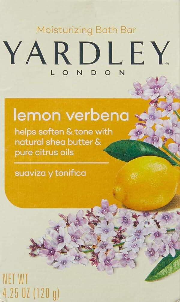 Yardley London Lemon Verbena Naturally Moisturizing Bath Bar, 4.25 ounce - Image 2