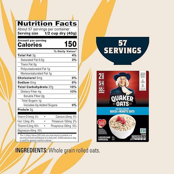 Quaker Quick 1-Minute Oatmeal, Non GMO Project Verified, 2.5 Pound (Pack of 2) - Image 6