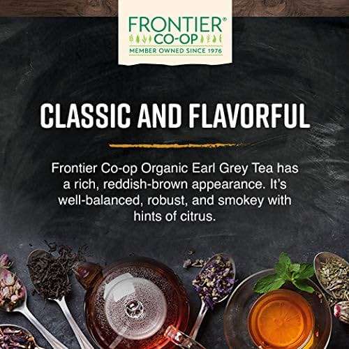 Frontier Co-op Organic Earl Grey Tea Loose Leaf, 1lb Bulk Bag - Premium Dried Loose Leaf Tea - Aromatic Black Tea Loose Leaf with Bergamot Oil, Kosher - Image 5