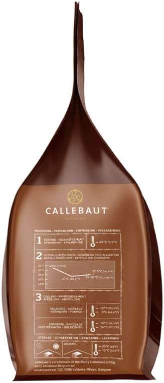 Belgian Milk Chocolate Baking Callets (Chips) - 33.6% - 1 bag, 5.5 lbs - Image 3