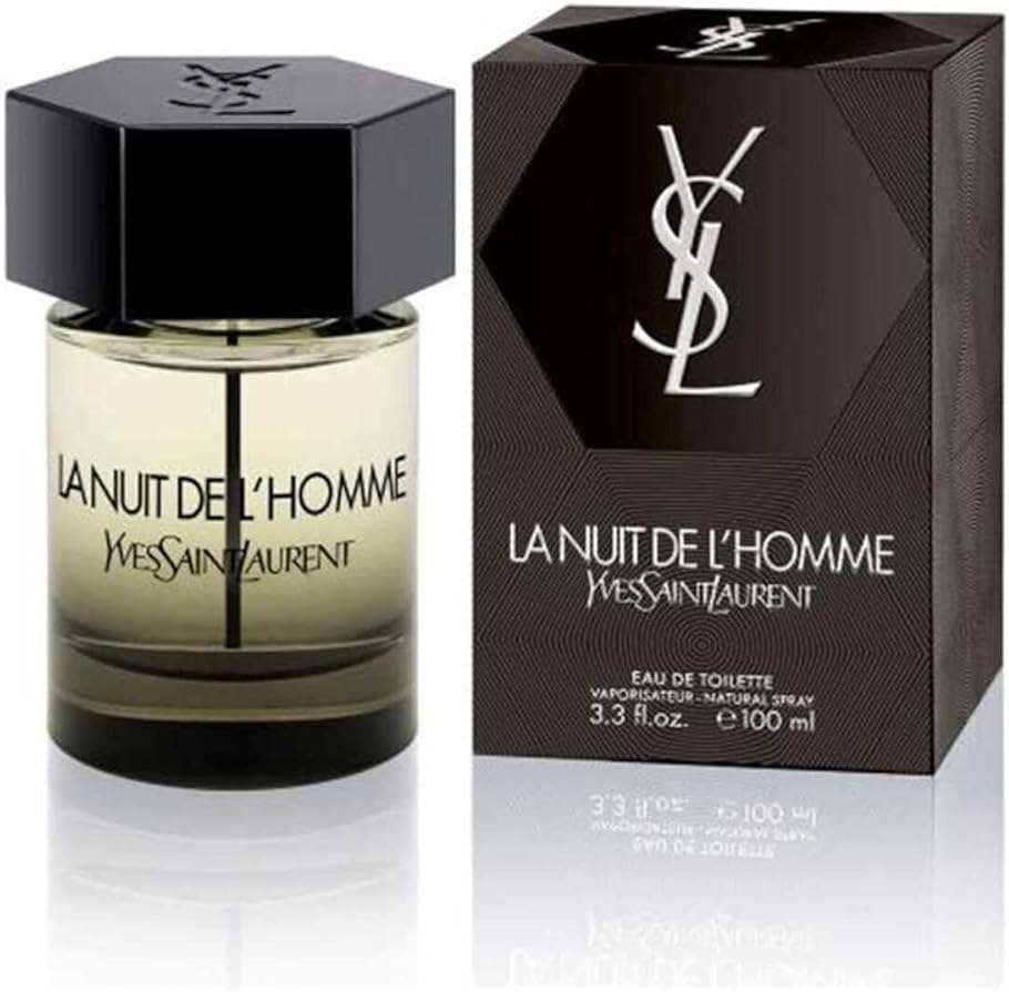 Yves Saint Laurent La Nuit De L'Homme Eau de Toilette Spray, 3.3 Fl Oz - Image 1