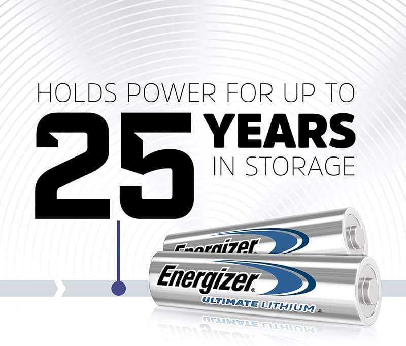 Energizer Ultimate Lithium AA Batteries (4 Pack), 1.5V Lithium Double A Batteries - Image 4