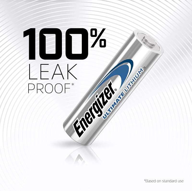 Energizer Ultimate Lithium AA Batteries (4 Pack), 1.5V Lithium Double A Batteries - Image 6