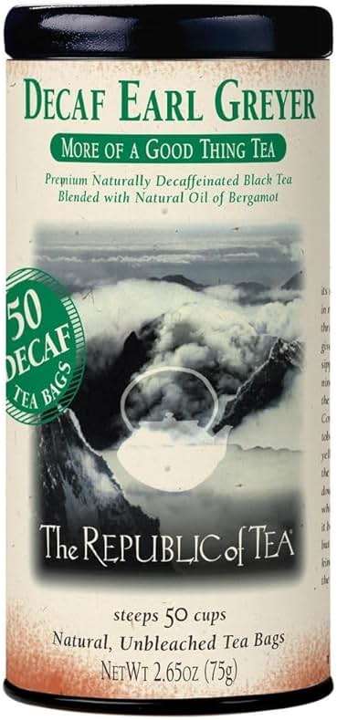 The Republic of Tea - Earl Greyer Decaf Tea, 50 Count - Image 1