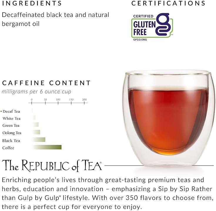 The Republic of Tea - Earl Greyer Decaf Tea, 50 Count - Image 3