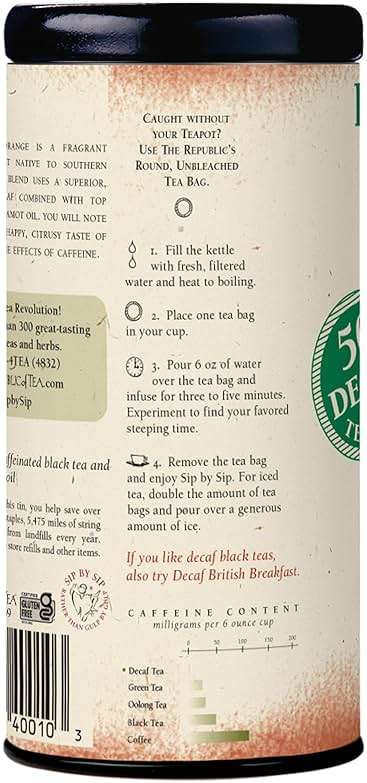 The Republic of Tea - Earl Greyer Decaf Tea, 50 Count - Image 5