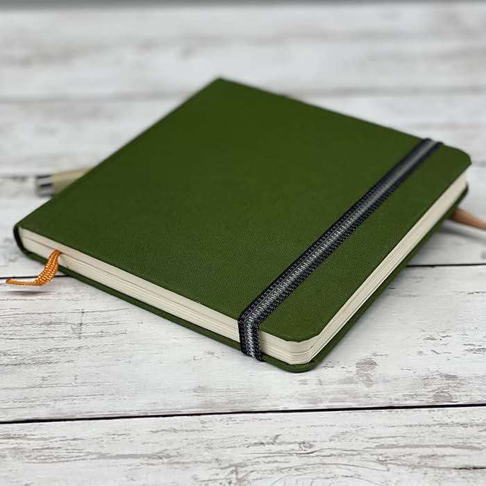 Speedball Travelogue Pocket Portrait Sketchbook - 5.5" x 3.5" Artist Journal, 128 Sheets Buff Drawing Paper, Cadmium Green Cover - Image 3