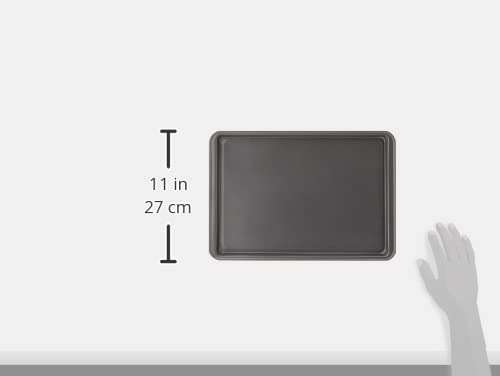 GoodCook Everyday Nonstick Baking Sheet Set, 3 Pack Includes Small (13×9) Medium (15×1) and Large (17×11) Pans Carbon Steel Construction Cookie Sheets Bakeware Set, Gray - Image 2