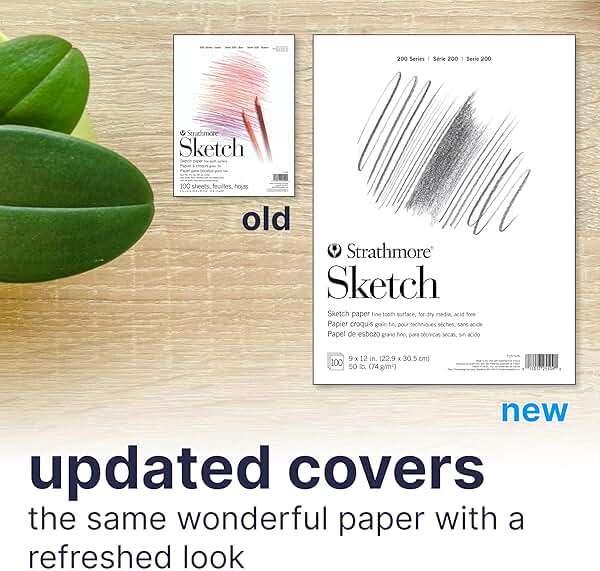 Strathmore 200 Series Sketch Pad, 9x12 inch, 100 Sheets, Tape Bound - Artist Sketchbook for Drawing, Illustration, Art Class Students - Image 3