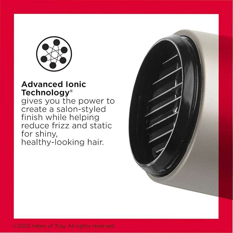 REVLON Turbo Hair Dryer | 1875 Watts of Maximum Shine, Fast Dry (Silver) - Image 2