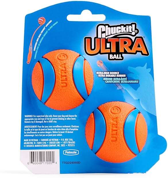 Chuckit! Ultra Ball Dog Toy, Balls for Dogs to Fetch, Durable Rubber, Small 2-inch, Pack of 2 - Image 10