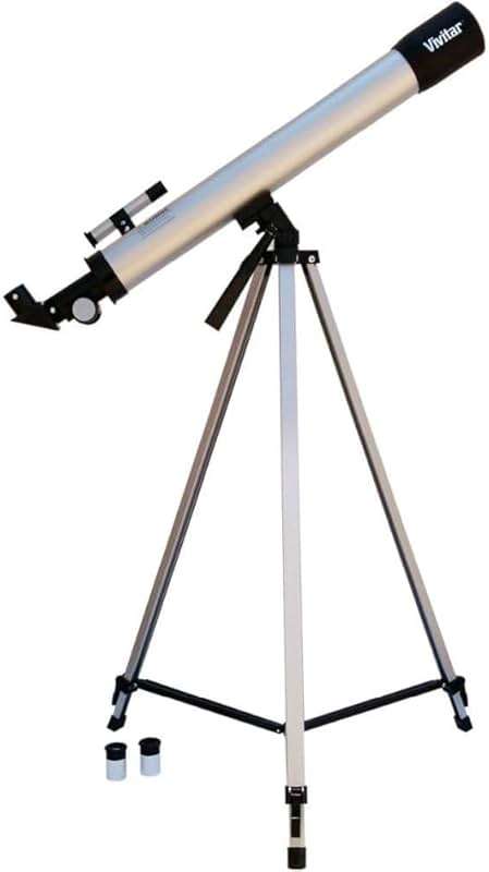 Vivitar TEL50600 60X/120X Telescope Refractor with Tripod (Black) - Image 1